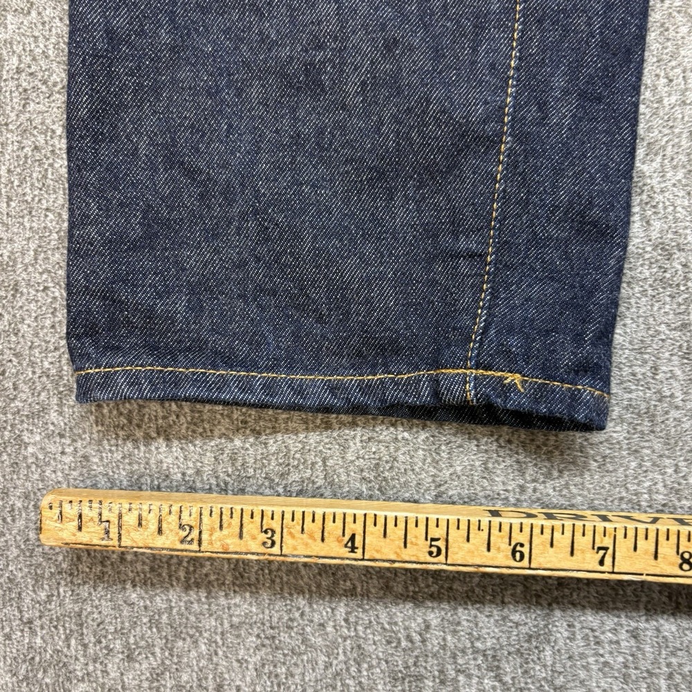 Todd Snyder Jeans Mens 32x30 Selvedge Blue Straight Slim Fit‎ Button Fly Indigo - Picture 9 of 16